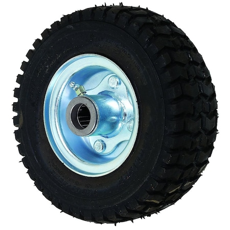 A & I Products WHEEL-TURF, 9X3.5X4, SILVER, FP 8.8" x8.75" x3.55" A-B1FP115